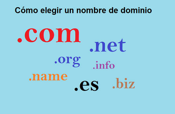 Cómo elegir un nombre de dominio Cómo elegir un nombre de dominio